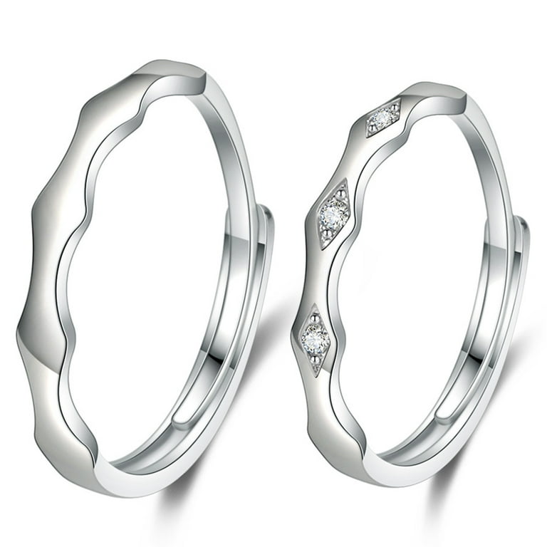 Wave couple ring discount