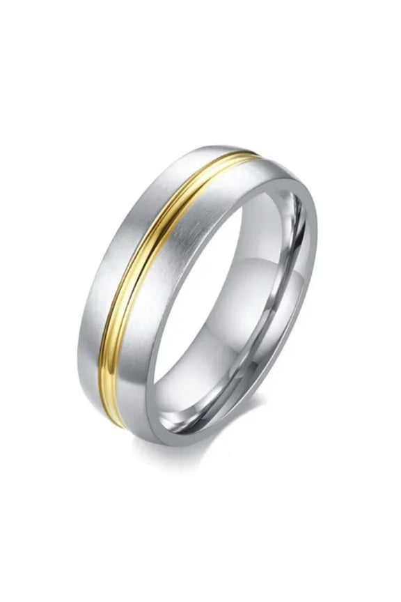 Couple Rings For Women Men Stainless Steel Simple Wedding Bands Matte Surface