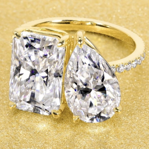 Couple Rings Gold Alloy Rings Drop Shaped Rings Geometric Rings Asymmetric Rings Fashion Rings for Men and Women Wedding Engagement Promise Rings