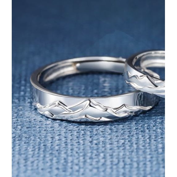 Couple Rings for Women and Men Geometric Rings Adjustable Opening Matching Rings High Quality Copper Wedding Rings Electroplated Rings Fashion Jewelry