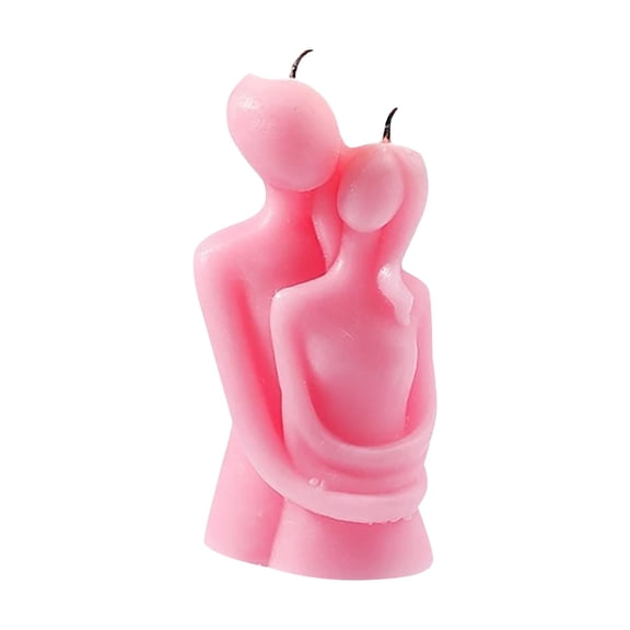 Couple Sculpture Candle Soy Wax Blend Desktop Ornament for Home Living Room Idea Desktop Décor