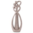 thumbnail image 1 of Couple Sculptures for Home Decor, Hugging Couple Figurines,Modern Couple Sculpture,Modern Romantic Sculptures for Room A,1 * Decorations,Sandstone Color, 1 of 6