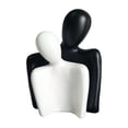 thumbnail image 1 of Couple Sculptures for Home Decor, Hugging Figurines, Modern Romantic Sculptures for Home Office Decor, Gift for Anniversary Valentine (B), 1 of 6