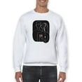 thumbnail image 1 of Couple Silhouettes Sweatshirt Men -Image by Shutterstock, Male Small, 1 of 4
