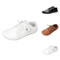 thumbnail image 1 of Couple Style Men's And Women's Solid Color Strap Leather Casual Shoes Large Size Barefoot Shoes Wide Last Sports Casual Shoes Shoes For Men Sneakers, 1 of 8