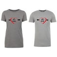 thumbnail image 1 of Couple T-shirts, Valentine T-shirts for Couples, Matching Couple Outfits - He's Mine & She's Mine, 1 of 1