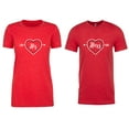 thumbnail image 1 of Couple T-shirts, Valentine T-shirts for Couples, Matching Couple Outfits - His & Hers, 1 of 1
