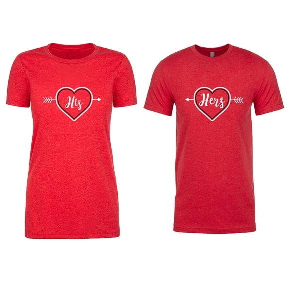 Couple T-shirts, Valentine T-shirts for Couples, Matching Couple Outfits - His & Hers