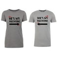 thumbnail image 1 of Couple T-shirts, Valentine T-shirts for Couples, Matching Couple Outfits - My Valentine, 1 of 1