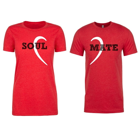 Couple T-shirts, Valentine T-shirts for Couples, Matching Couple Outfits - Soulmate