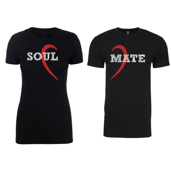 Couple T-shirts, Valentine T-shirts for Couples, Matching Couple Outfits - Soulmate