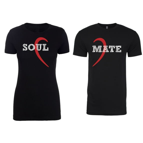 Couple T-shirts, Valentine T-shirts for Couples, Matching Couple Outfits - Soulmate