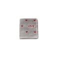 thumbnail image 1 of Couple Towel Pure Cotton Heart-Weave Face & Bath Towel, 29.5x13.8 in, Thick Quick-Dry Lint-Free, Ultra-Absorbent Valentine, Day Gift, White Gray Coffee, Soft & Durable for Home Spa, 1 of 6