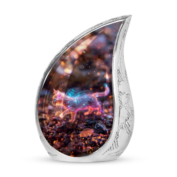 Couple Urn, Keepsake Urn for Ashes Adult Male, Urn for Ashes for Women, Funeral Urns for Adult Ashes Men, Mini Urns for Human Ashes, Teardrop Urns for Ashes, Memorial Urns, Metal Urn 3inch, 1pcs