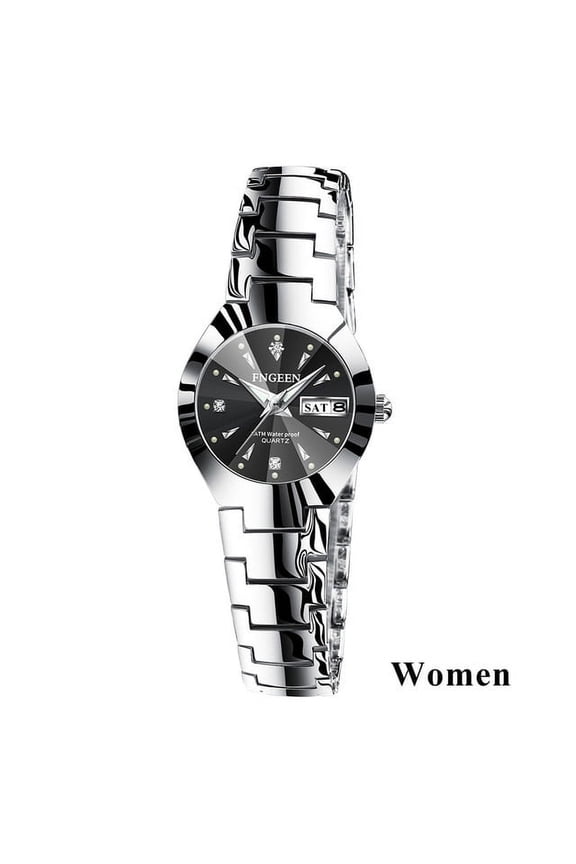 Couple Watches For Lovers Quartz Wristwatch Fashion Business Men Watch For Women Watches Tungsten Steel Coffee Gold Pair Hour - Couple Watches