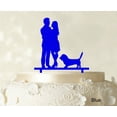 thumbnail image 1 of "Couple Wedding Cake Topper Personalized Cake Topper Color Option Available 6""-7"" Inches Wide", 1 of 1