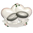 thumbnail image 1 of Couple Wedding Heart Personalized Christmas Ornament DO-IT-YOURSELF, 1 of 2