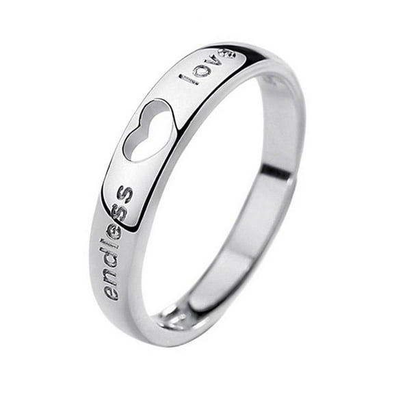 Couple's Matching Rings His Crazy or Her Band For Men or Women Q6V0
