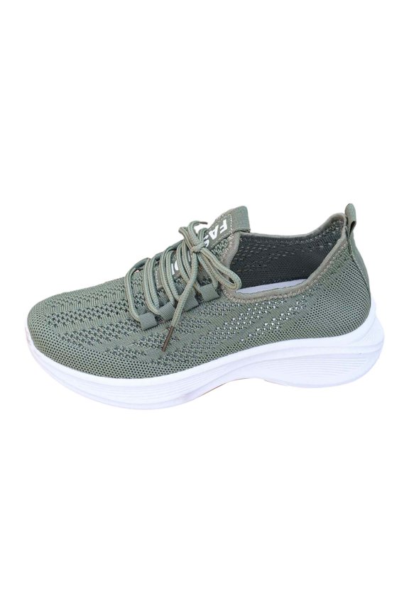 Couple's Matching Sneakers Comfortable Shoes Spring Summer Walking Shoes Lightweight Breathable Beige 36