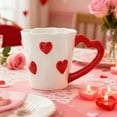 thumbnail image 1 of Couple's Mug Set For Valentine's Day Gift Opening Activities, Themed Ceramic Cups For An Ideal Romantic Present Exchange, 1 of 6