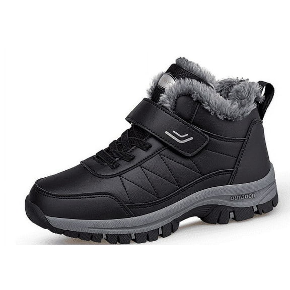 Couple snow boots fashion casual sports shoes breathable flat casual shoes winter thick warm boots dress shoes