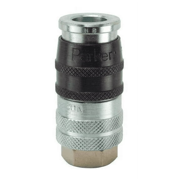Coupler Body,Steel,FNPT,3/8 In. Pipe EZ-371-6FP