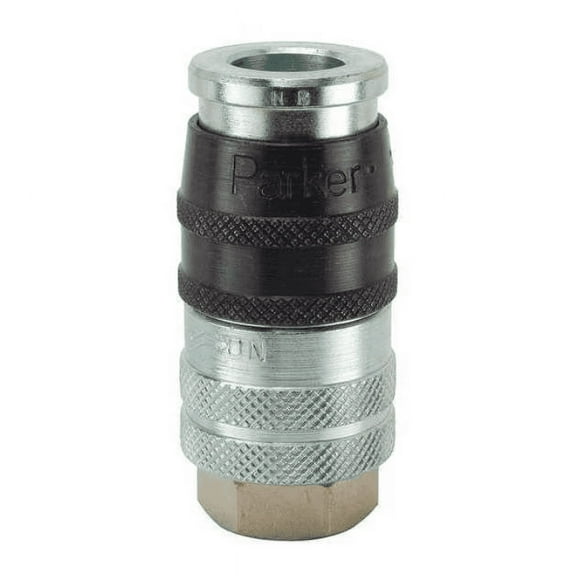 Coupler Body,Steel,FNPT,3/8 In. Pipe EZ-371-6FP