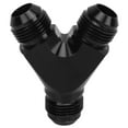 Coupler Union Fitting Splitter Black Anodized Coating Leak Proof Y