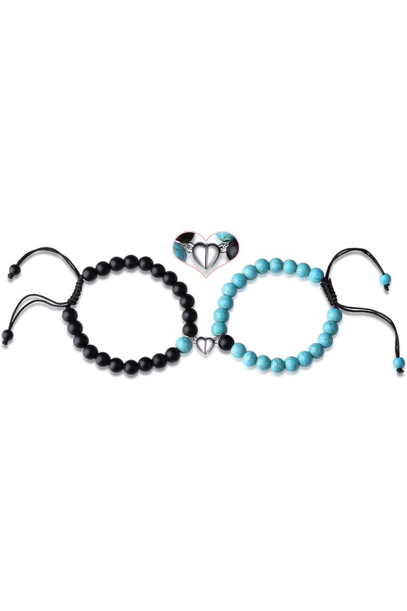 Couples Bracelets His and Her Matching Bracelets for Couple Gifts Bracelets