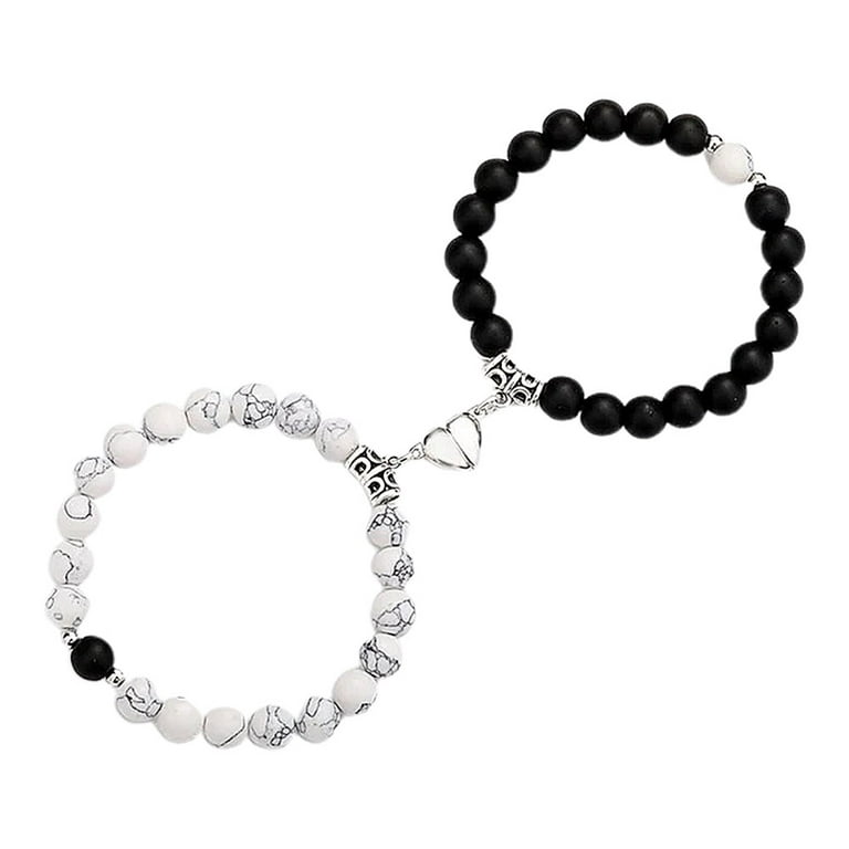 Couple Bracelet Set Black and White | My Couple Goal Innocence