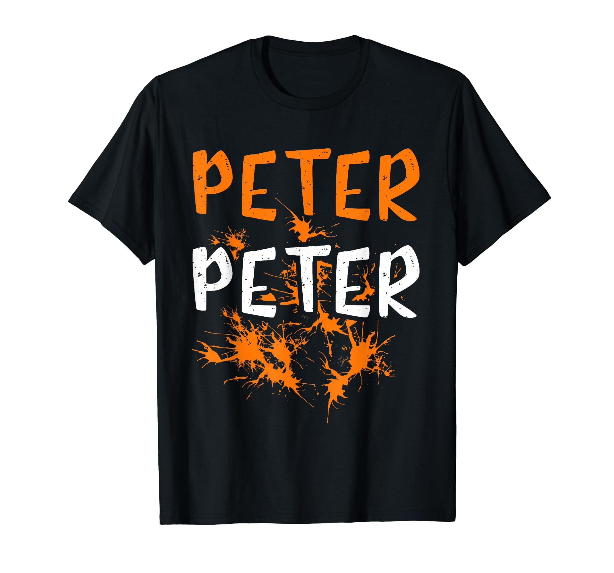 Mens Peter Peter Pumpkin Eater Costume Halloween Splash Shirt T-Shirt Mens Peter Peter Pumpkin Eater Costume Halloween Splash Shirt T-Shirt