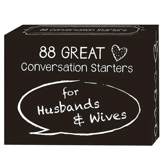 Couples Dialogue Game English Card, Table Game 88 Great Conversation Starters, Creative Small Gift, Holiday Accessory, Party Supplies, Art Craft Ornament Gift, Christmas, Halloween, Thanksgiving Gift