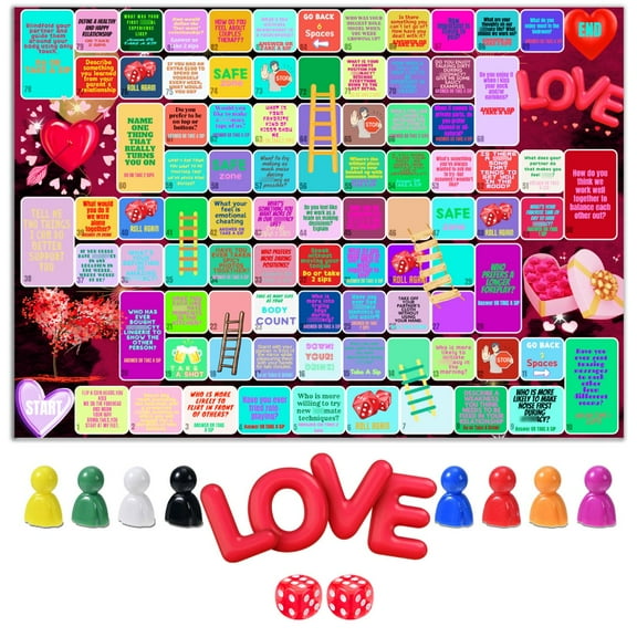 Couples Game for Adults - Challenging and Heartwarming Couples Game to Deepen Connection, Spark Laughter, and Strengthen Bonds - Perfect Couples Gift for Date Nights or Anniversaries