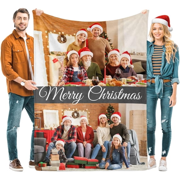 Couples Gifts Custom Blankets with Photos and Text Multiple Colors Sizes Soft Flannel Blankets Valentines Day Gifts