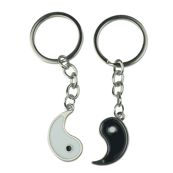 Couples Gifts Keychains for Boyfriend and Girlfriend Matching Yin Yang Keychain 2 Piece Couple Gifts for Husband and Wife Anniversary Christmas Gift for Best Friends best friend