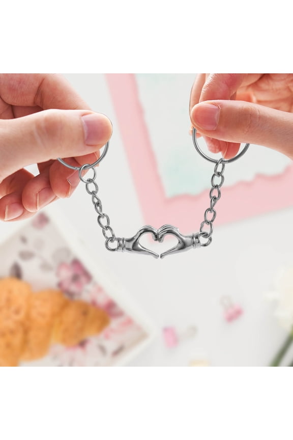 Couples Gifts-Pinky Promise,Couple Keychain,Matching Keychain For Couples,Magnetic Key Chain Gifts,Magnetic Clasp Heart-Shaped Metal Couple Anniversary Birthday Gift For Couples,Valentine'S Day Gifts