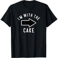 thumbnail image 1 of Couples Halloween Costume Shirts I'm With The Cake T-Shirt, 1 of 4