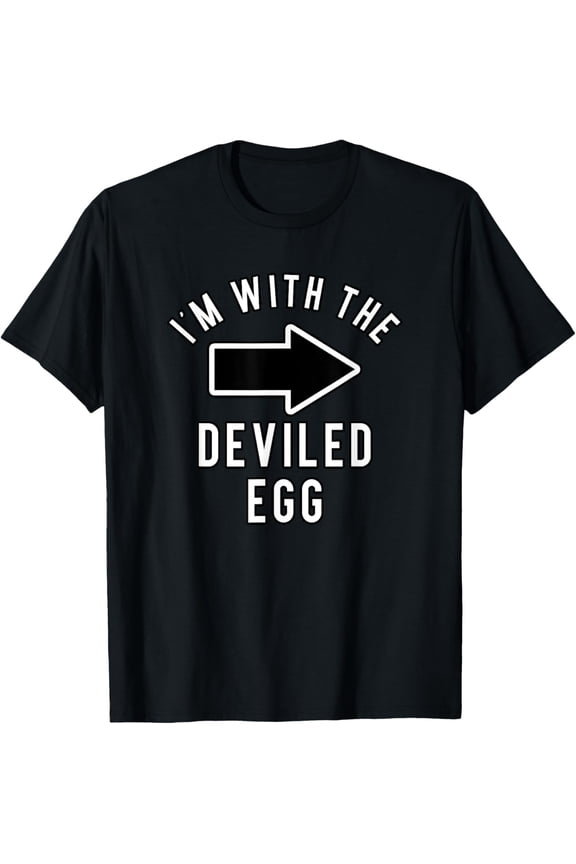Couples Halloween Costume Shirts I'm With The Deviled Egg T-Shirt