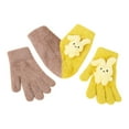 thumbnail image 1 of Couples Hands Holding Gloves, Novelty Hand in Hand Lovers Gloves Lined Warm Thick Winter Unisex Hand Warmer Gloves, Warm Winter Gloves for Men and Women (Yellow), 1 of 5
