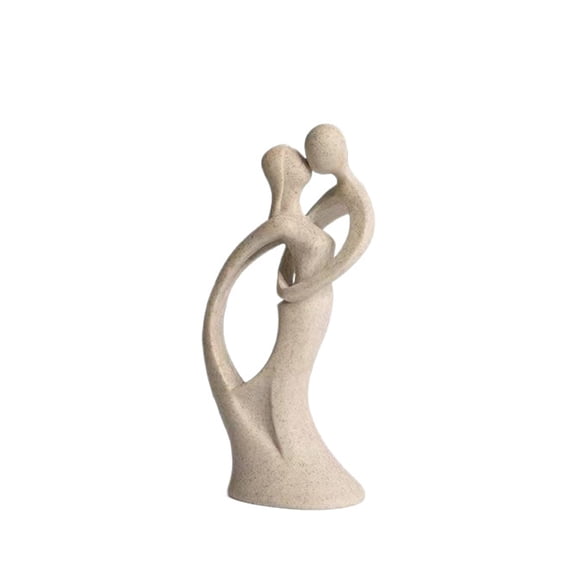 Couples Kiss Sculpture,Abstract Art Couple Statues Moderns Home Decors Table Ornament for Desktop Shelf Bookshelf Decors