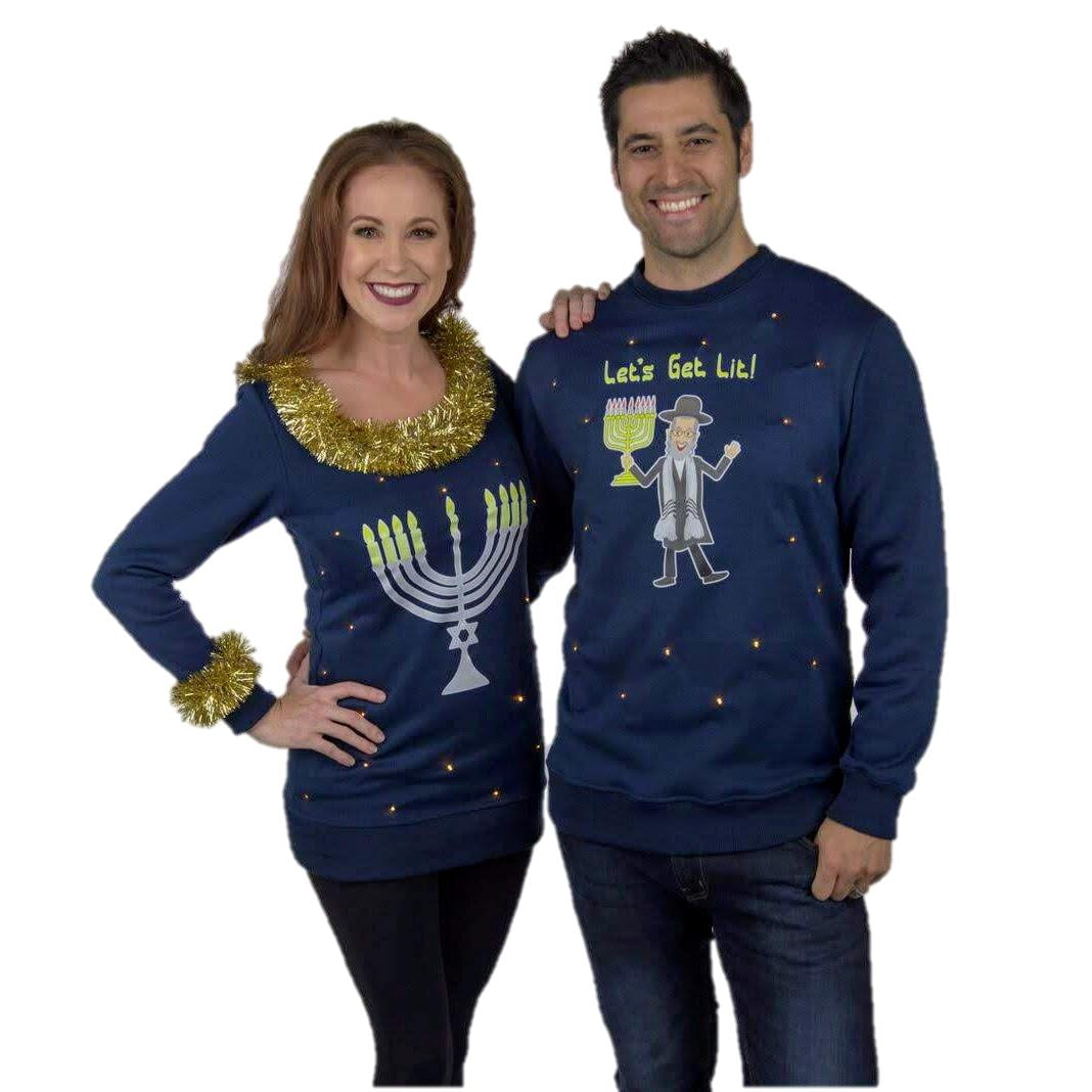 Light Up Hanukkah Sweater