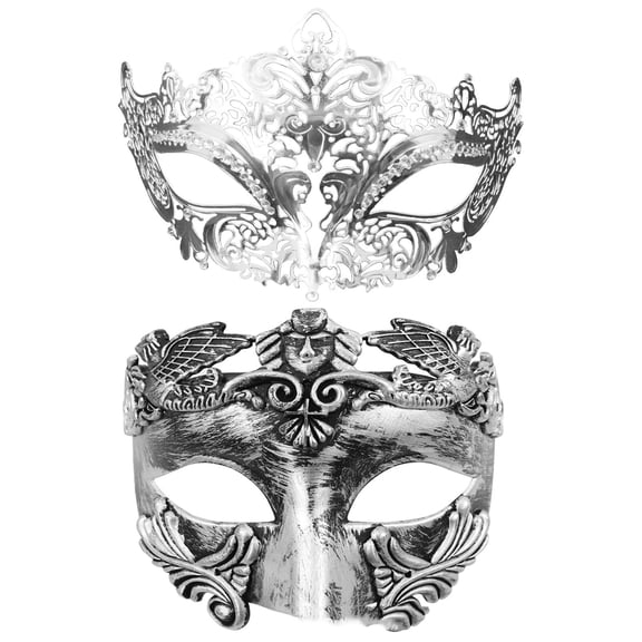 Couples Mardi Gras Mask Lace,Roman Greek Masquerade Masks for Women and Men,Vintage Venetian Mask Carnivals Party