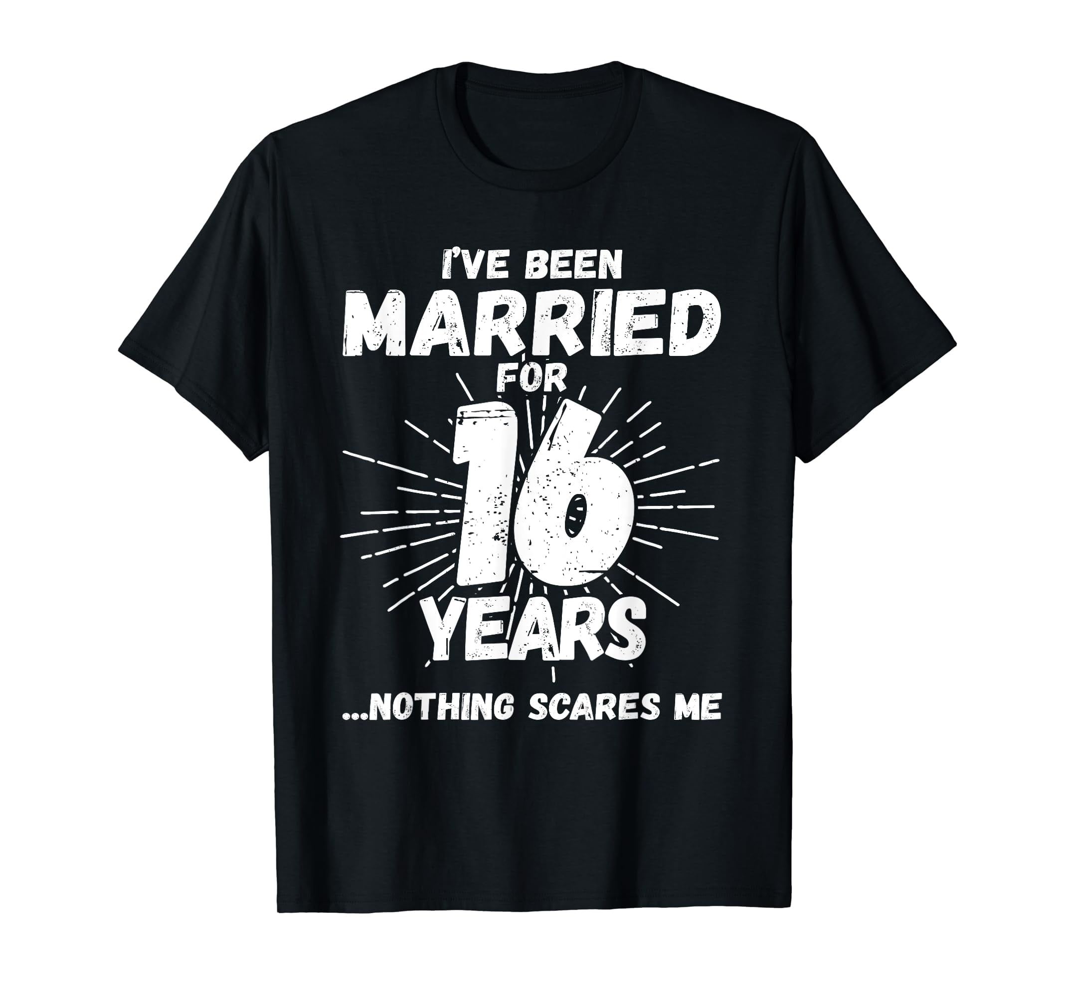 Couples Married 16 Years Funny 16th Wedding Anniversary TShirt