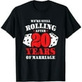 thumbnail image 1 of Couples Married 20 Years - Funny 20th Wedding Anniversary T-Shirt, 1 of 4