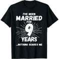 thumbnail image 1 of Couples Married 9 Years - Funny 9th Wedding Anniversary T-Shirt, 1 of 4