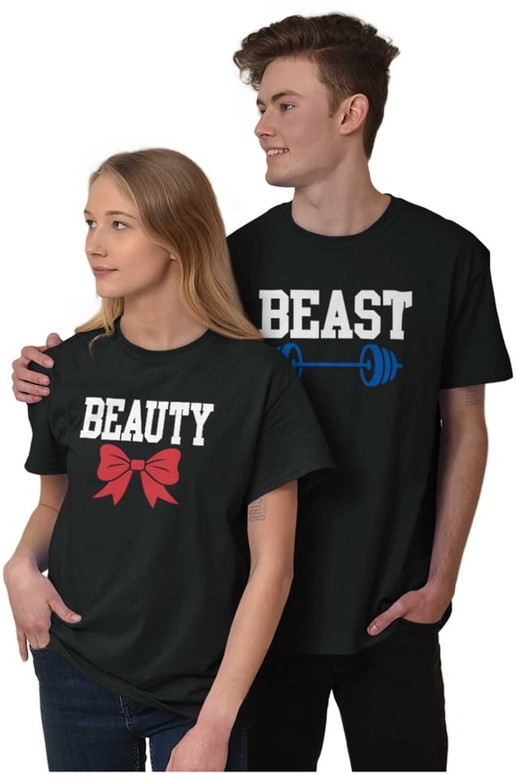 Couples Matching Set Cute Workout Men's Graphic T Shirt Tees Brisco Brands L