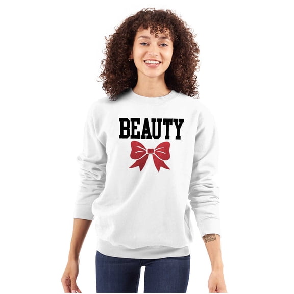 Couples Matching Set Cute Workout Women Plus Size Crewneck Sweatshirt Brisco Brands 3X