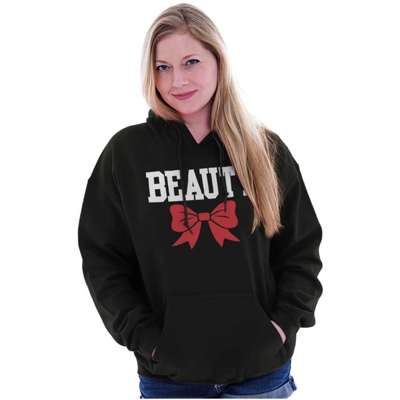 Couples Matching Set Cute Workout Women Plus Size Graphic Pullover Hoodie Brisco Brands 5X