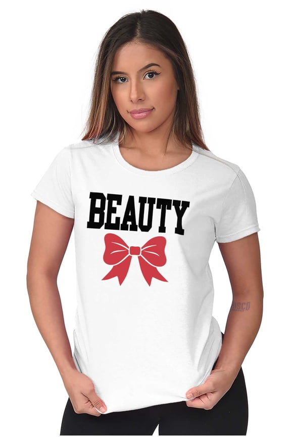 Couples Matching Set Cute Workout Womens Slim Fit Graphic Tee Brisco Brands M