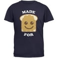thumbnail image 1 of Couples Peanut Butter Sandwich Navy Adult T-Shirt - 2X-Large, 1 of 1
